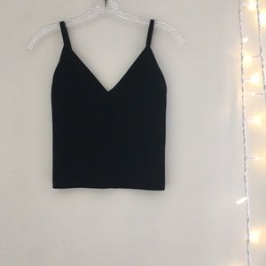 Black velvet Joanne top